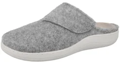 Womens Wide Fit Slide Mule Slipper - Lake<DB Wider Fit Shoes Discount