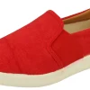 Womens Wide Fit Slip On Canvas Pumps - Libra<DB Wider Fit Shoes Hot