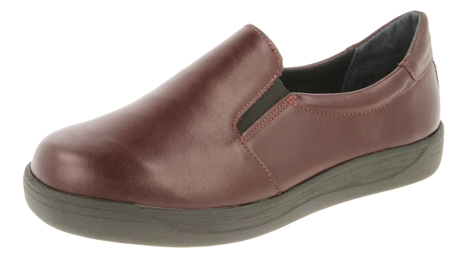 Womens Wide Fit Slip-on Pumps - Sapphire<DB Wider Fit Shoes New