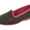 Womens Wide Fit Slip-On Slippers - Nottingham<DB Wider Fit Shoes Online