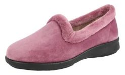 Womens Wide Fit Slip-On Slippers - Chicago<DB Wider Fit Shoes Best