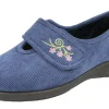 Womens Wide Fit Slippers - Dallas<DB Wider Fit Shoes Hot