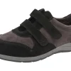 Womens Wide Fit Strap Fastening Trainers - Stonechat<DB Wider Fit Shoes Outlet
