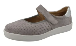 Womens Wide Fit Strap Flat Shoes - Lynx<DB Wider Fit Shoes Fashion