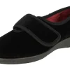 Womens Wide Fit Stretch Fabric Slippers - Nellie<DB Wider Fit Shoes Best
