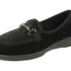 Womens Wide Fit Stretch Fabric Slip On House Shoes - Aster<DB Wider Fit Shoes Clearance