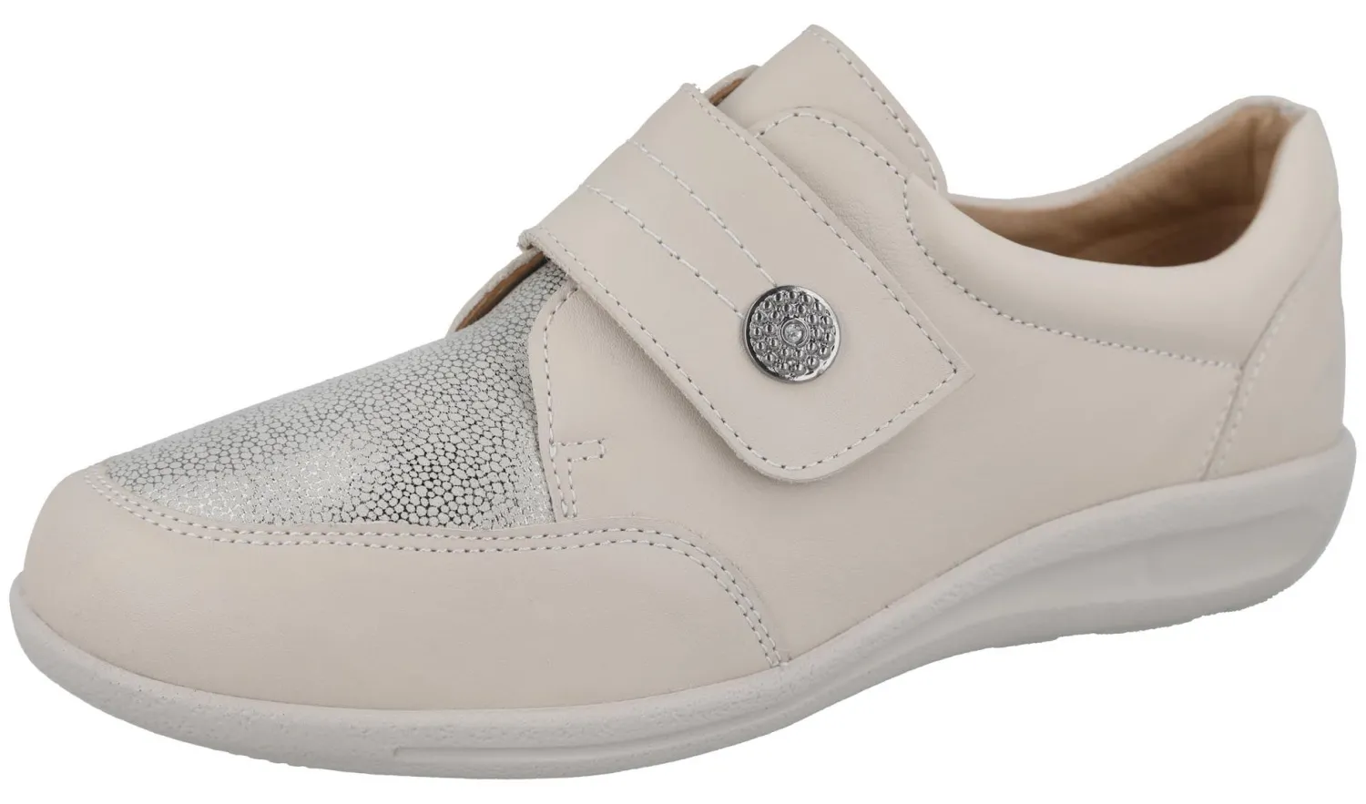 Womens Wide Fit Stretch Flat Shoe - Ember<DB Wider Fit Shoes Outlet