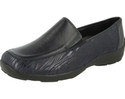 Womens Wide Fit Stretch Fabric Slip On Shoes - Carlisle<DB Wider Fit Shoes Fashion