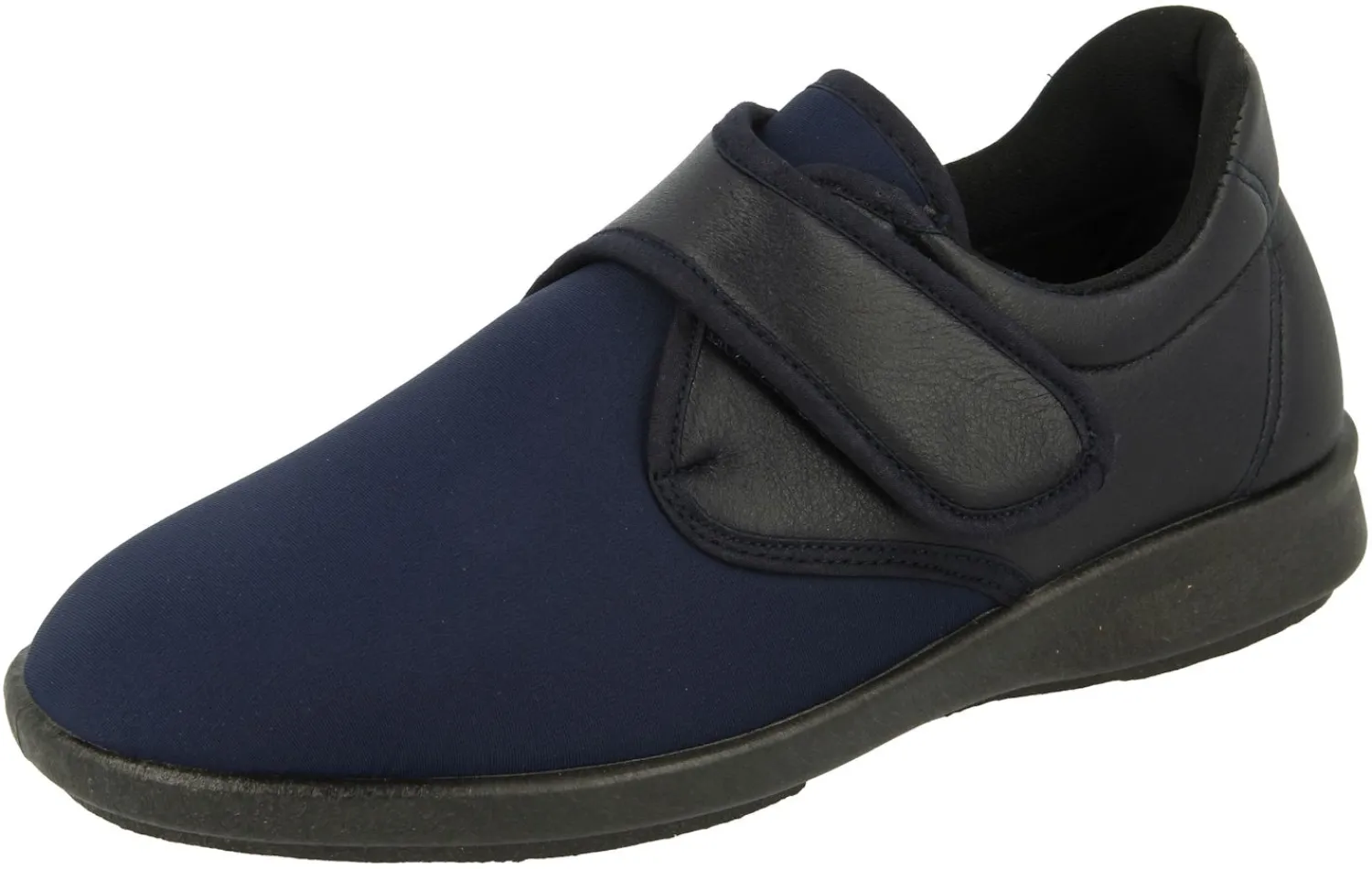 Womens Wide Fit Stretch Fabric House Shoes - Eliza<DB Wider Fit Shoes Discount