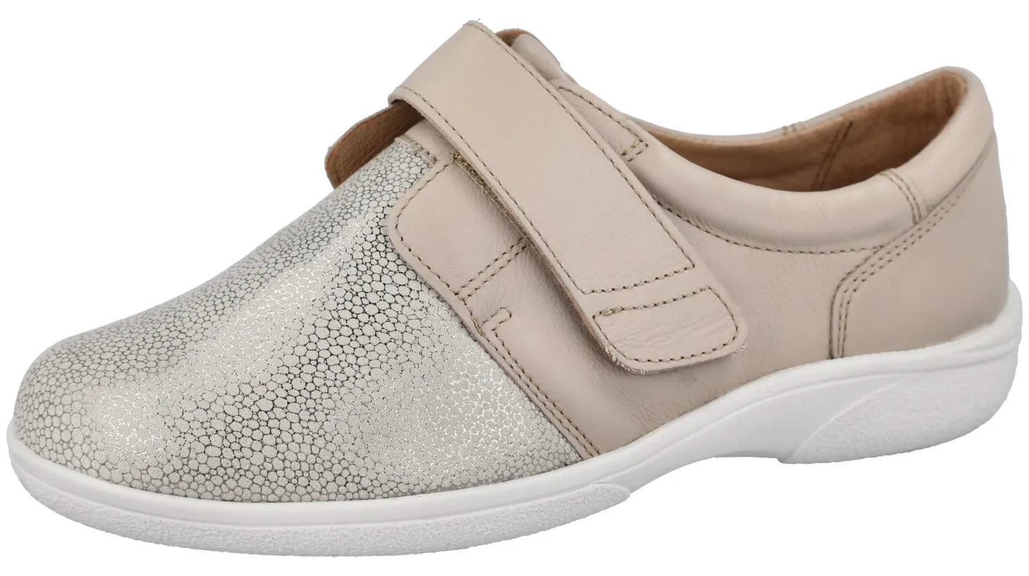 Womens Wide Fit Stretch Flat Shoe - Petula<DB Wider Fit Shoes Outlet
