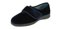 Womens Wide Fit Stretch Fabric Slippers - Nellie<DB Wider Fit Shoes Best