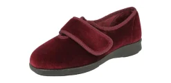 Womens Wide Fit Stretch Fabric Slippers - Nellie<DB Wider Fit Shoes Best