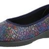 Womens Wide Fit Stretch House Shoe Slippers - Rabbit<DB Wider Fit Shoes New