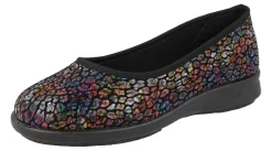 Womens Wide Fit Stretch House Shoe Slippers - Rabbit<DB Wider Fit Shoes New