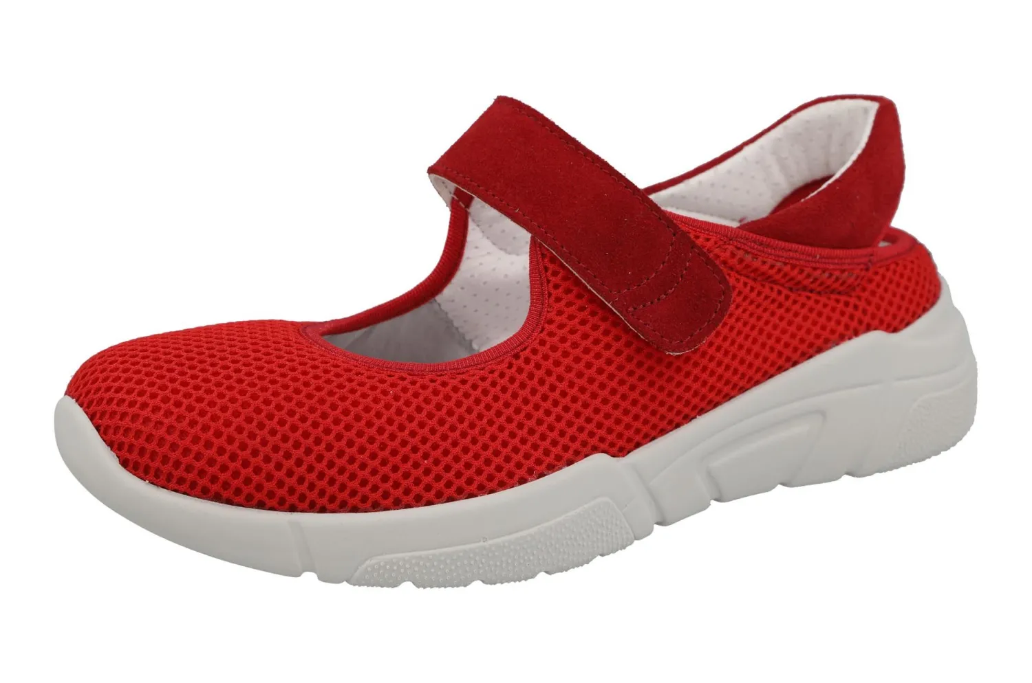 Womens Wide Fit Stretch Mary-Jane Casual Shoes - Panther<DB Wider Fit Shoes Fashion