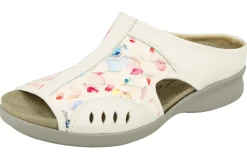 Womens Wide Fit Stretch Panel Mule Sandals - Wigeon<DB Wider Fit Shoes Discount