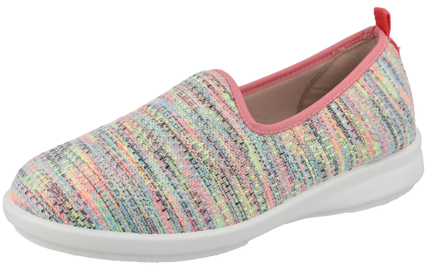 Womens Wide Fit Stretch Slip On Flat Shoe - Greta<DB Wider Fit Shoes Hot