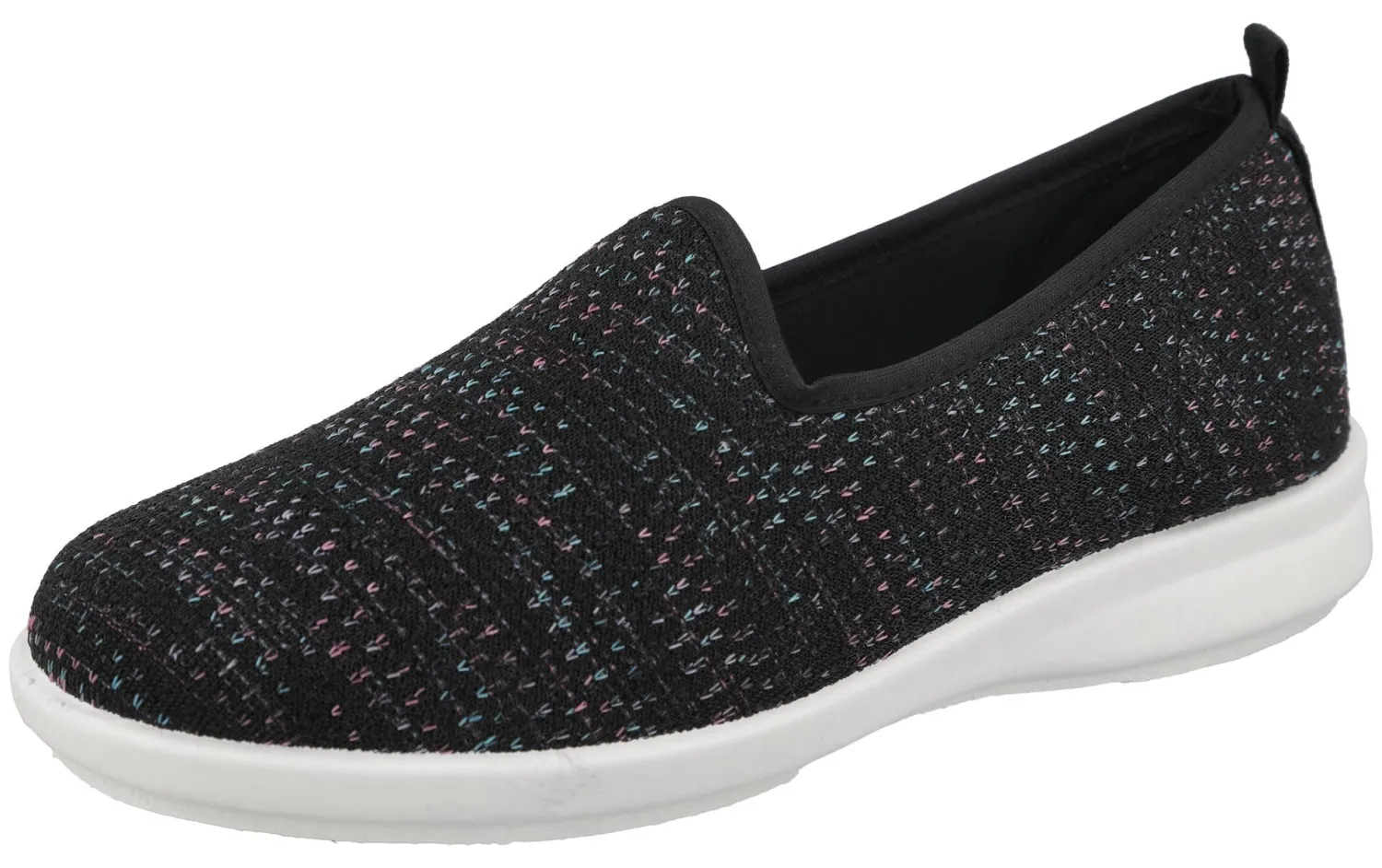 Womens Wide Fit Stretch Slip On Flat Shoe - Greta<DB Wider Fit Shoes Hot