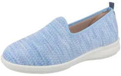 Womens Wide Fit Stretch Slip On Flat Shoe - Greta<DB Wider Fit Shoes Hot