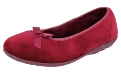 Womens Wide Fit Stretch Slip-On Slippers - Thetford<DB Wider Fit Shoes Outlet