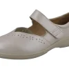 Womens Wide Fit  Touch Fastening Mary-Jane Shoes - Monkey<DB Wider Fit Shoes Sale
