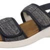 Womens Wide Fit Touch Fasten Flat Sandal - Wallis<DB Wider Fit Shoes Hot