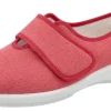 Womens Wide Fit Touch Fasten Canvas Shoe - Paddle<DB Wider Fit Shoes New