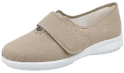 Womens Wide Fit Touch Fasten Canvas Shoe - Paddle<DB Wider Fit Shoes New
