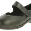Womens Wide Fit Touch Strap Flat Shoes - Gull<DB Wider Fit Shoes Online
