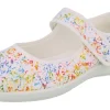 Womens Wide Fit Touch Strap Canvas Shoes - Abstract<DB Wider Fit Shoes Sale