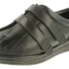 Womens Wide Fit Touch Strap Easy Access Flat Shoes - Serena<DB Wider Fit Shoes Sale