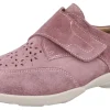 Womens Wide Fit Touch Strap Flat Shoe - Cassandra<DB Wider Fit Shoes Fashion