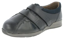 Womens Wide Fit Touch Strap Trainer - Riley<DB Wider Fit Shoes Clearance