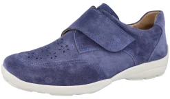 Womens Wide Fit Touch Strap Flat Shoe - Cassandra<DB Wider Fit Shoes Fashion