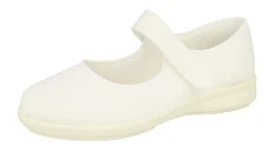 Womens Wide Fit Touch Strap Canvas Shoes - Jura<DB Wider Fit Shoes Online
