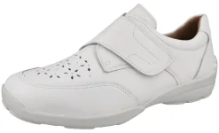 Womens Wide Fit Touch Strap Flat Shoe - Cassandra<DB Wider Fit Shoes Fashion