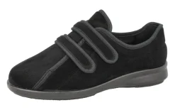 Womens Wide Fit Twin Strap Easy Entry Slippers - Mansfield<DB Wider Fit Shoes Outlet