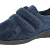 Womens Wide Fit Twin Strap Easy Entry House Shoes - Fork<DB Wider Fit Shoes Sale