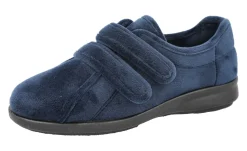 Womens Wide Fit Twin Strap Easy Entry House Shoes - Fork<DB Wider Fit Shoes Sale