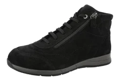 Womens Wide Fit Twin Zip Easy Access Lace Boots - Flat<DB Wider Fit Shoes Outlet