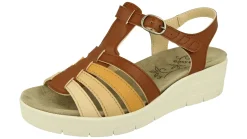 Womens Wide Fit Vegan Friendly Strappy Sandals - Pochard<DB Wider Fit Shoes Best