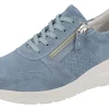 Womens Wide Fit Wedge Heel Easy Access Trainers - Arabia<DB Wider Fit Shoes Discount