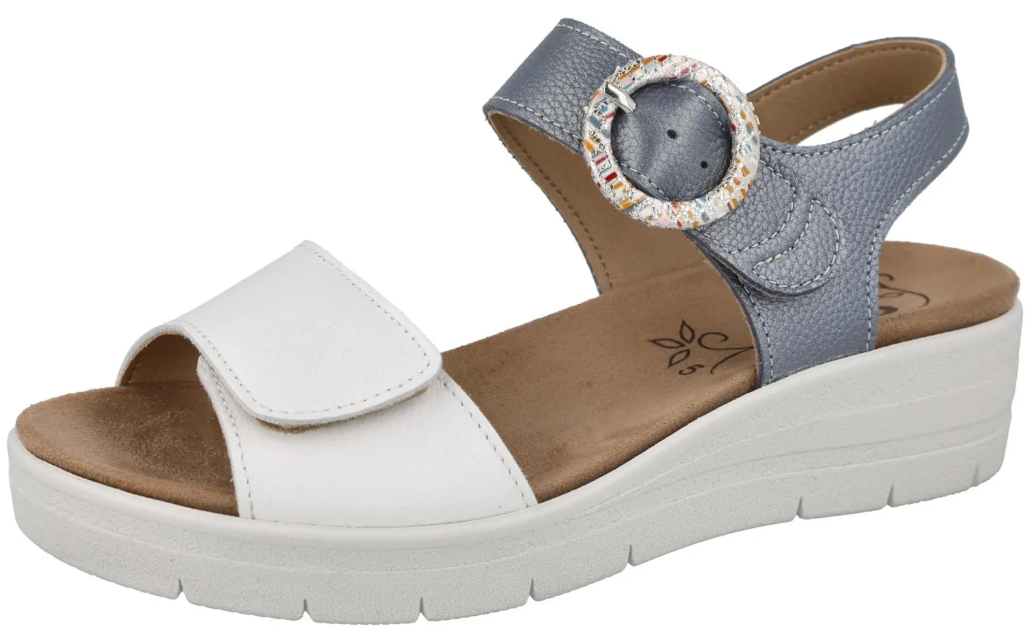 Womens Wide Fit Wedge Heel Sandal - Lily<DB Wider Fit Shoes Sale