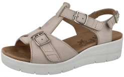 Womens Wide Fit Wedge Heel Sandal - Francesca<DB Wider Fit Shoes Fashion