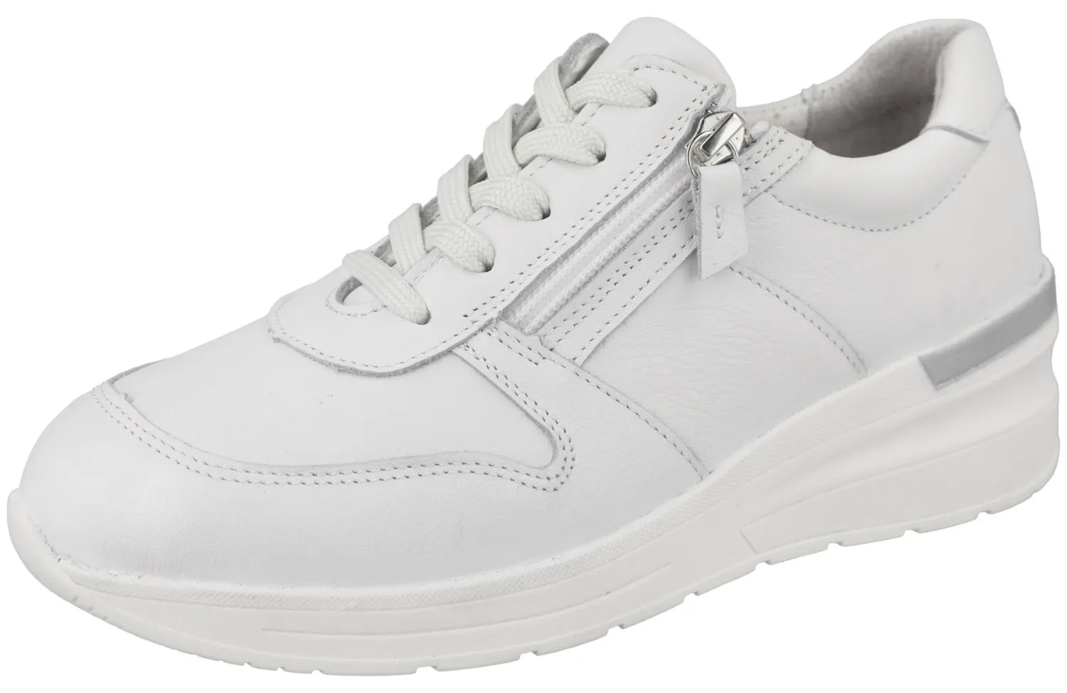 Womens Wide Fit Wedge Heel Trainer - Farndish<DB Wider Fit Shoes Outlet