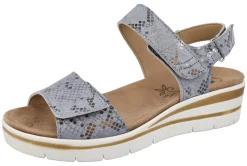 Womens Wide Fit Wedge Heel Sandal - Fan<DB Wider Fit Shoes Discount