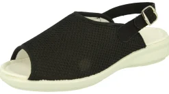 Womens Wide Fit Wedge Sandals - Grouse<DB Wider Fit Shoes Hot