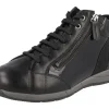 Womens Wide Fit Zip Entry Lace Ankle Boots - Flycatcher<DB Wider Fit Shoes Clearance