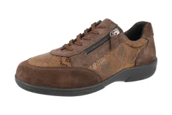 Womens Wide Fit Zip Entry Lace Trainers - Waxwing<DB Wider Fit Shoes Fashion