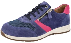 Womens Wide Fit Zip Entry Lace Trainers - Kingfisher<DB Wider Fit Shoes Online